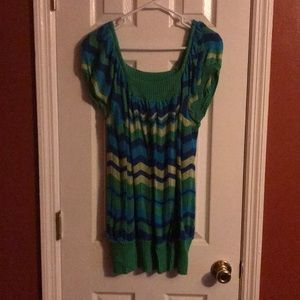 ASHLEY STEWART Short sleeve sweater